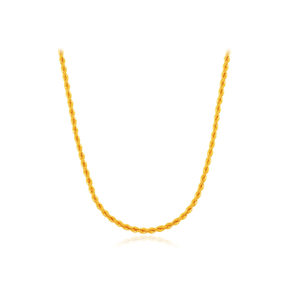 916 Gold Rope Chain - MoneyMax Jewellery