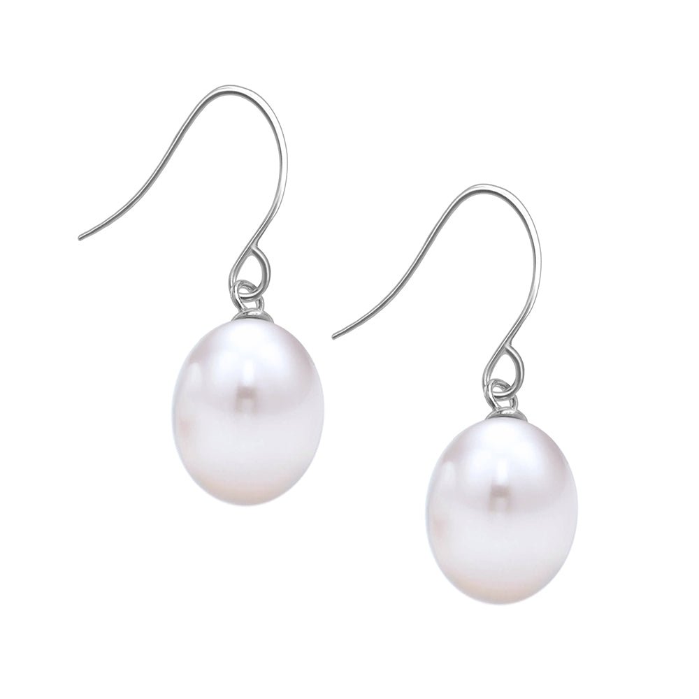 Pearl Classic Dangle Earrings - MoneyMax Jewellery