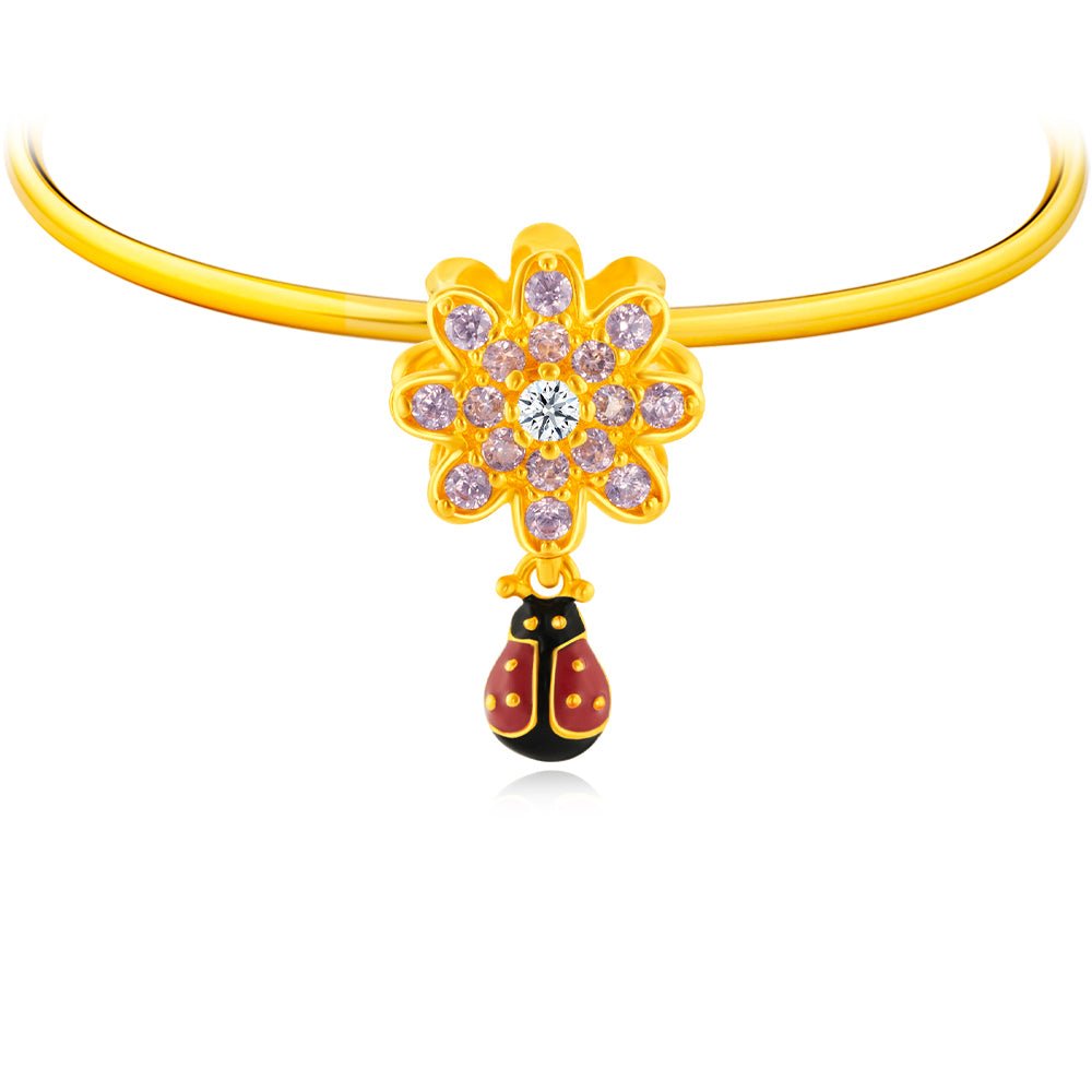 Starry Ladybug Charm - MoneyMax Jewellery