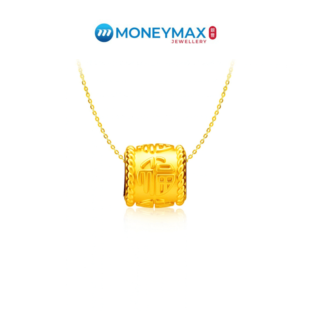 [10.10 Exclusive] 916/999 Gold Pendant Bundle | Free 925 Chain + Bracelet (For TikTok)