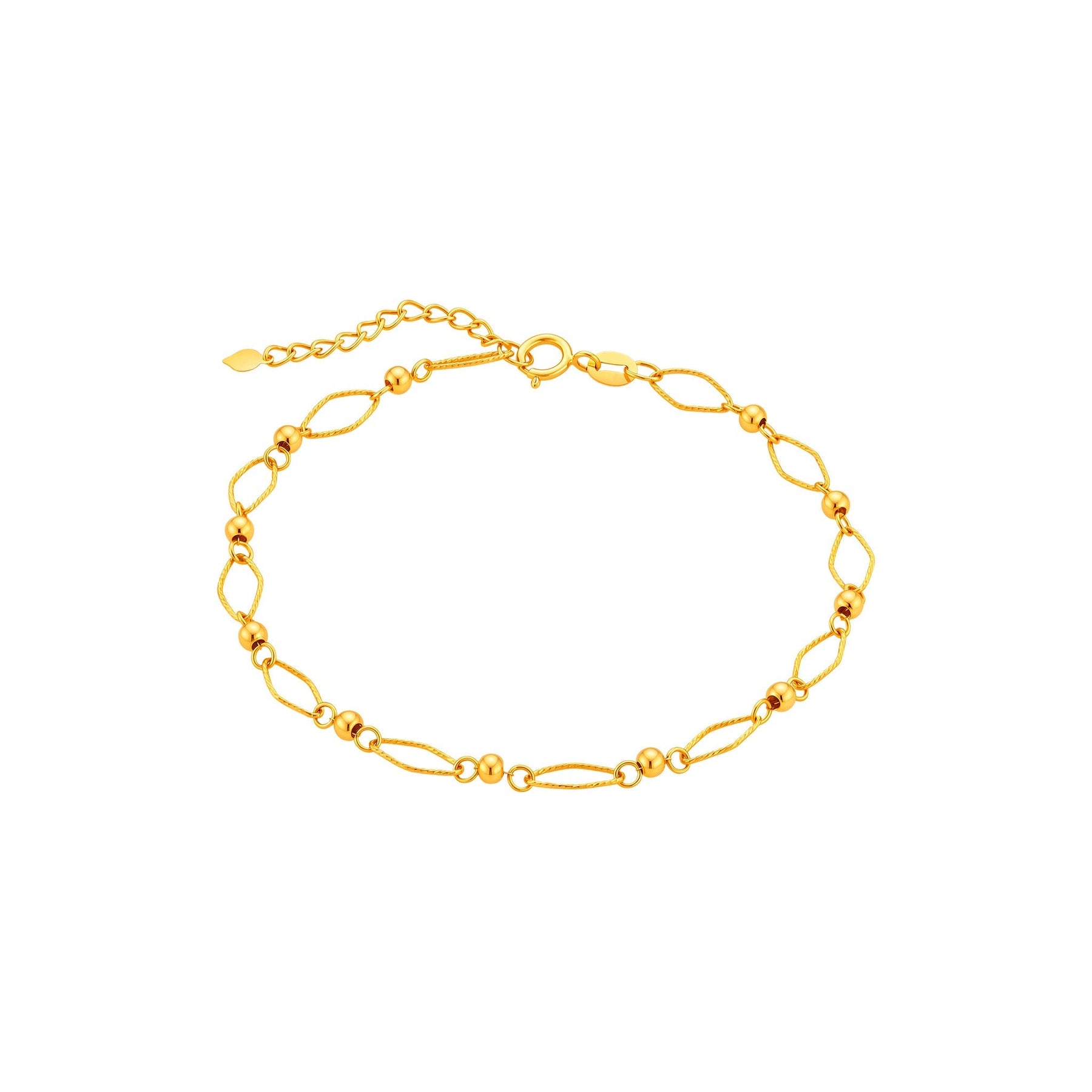 10K Gold Aurelia Loop Link Bracelet