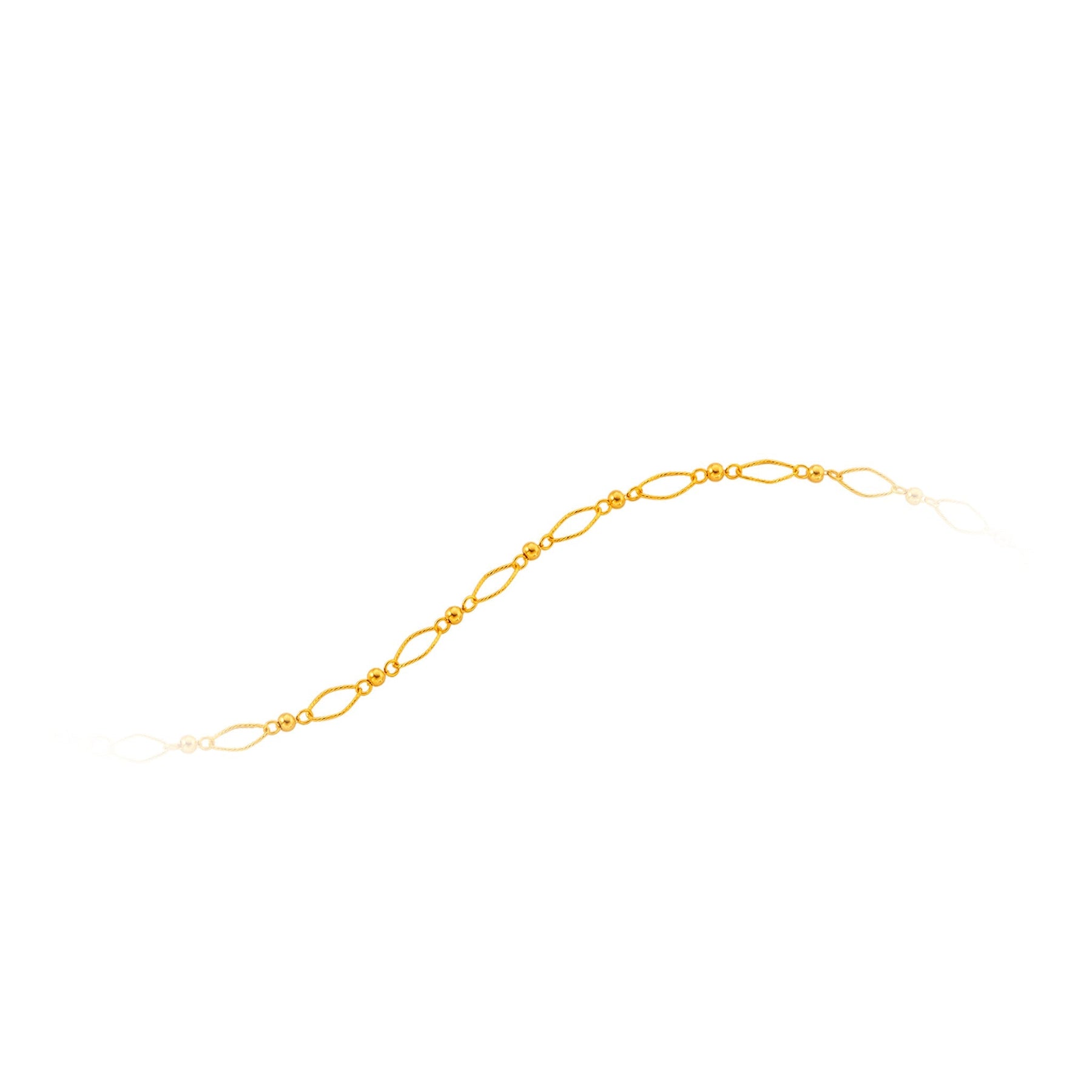 10K Gold Aurelia Loop Link Bracelet