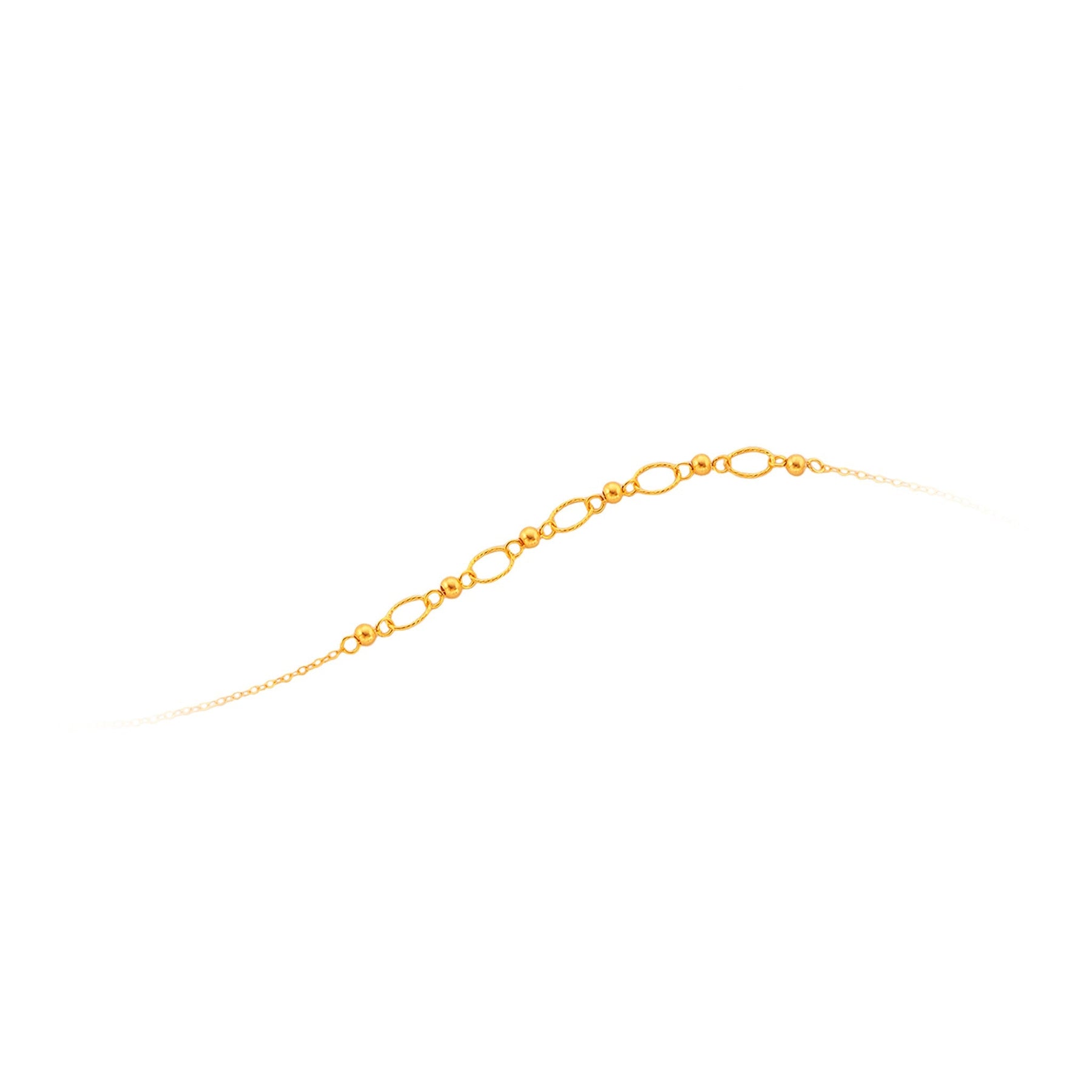 10K Gold Cherish Link Bracelet