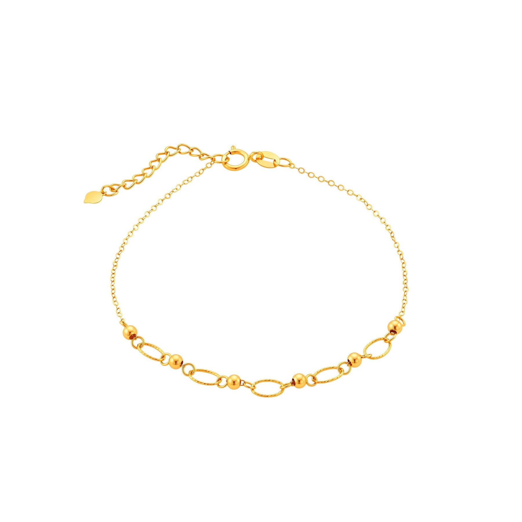 10K Gold Cherish Link Bracelet