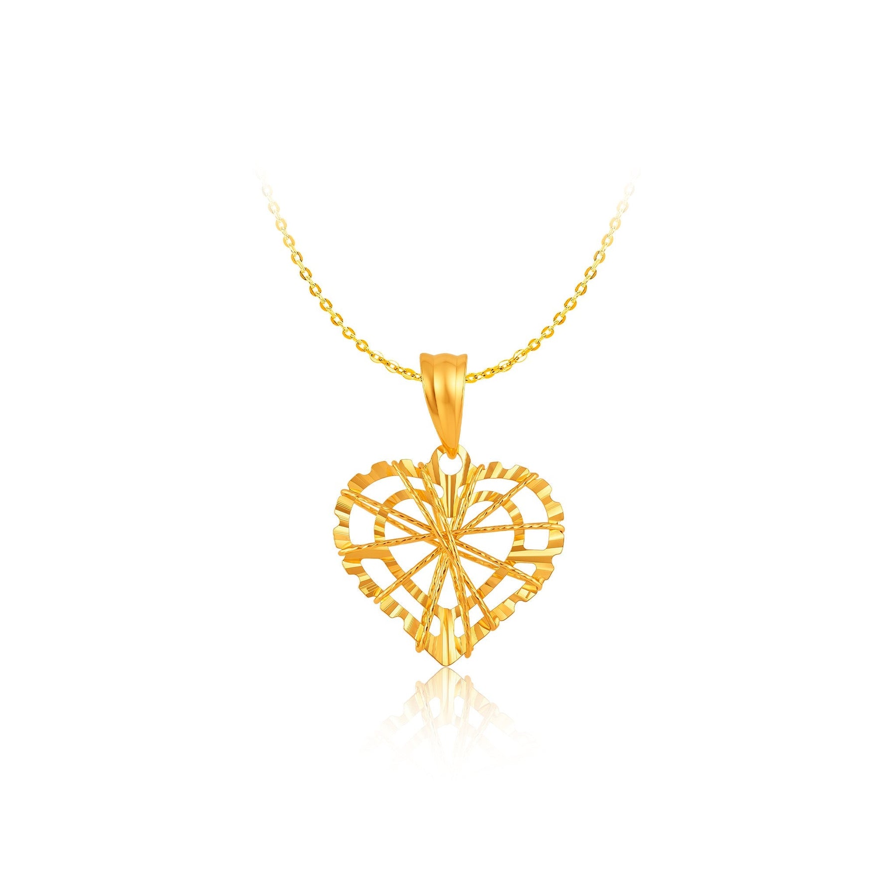 10K Gold Lovestring Pendant