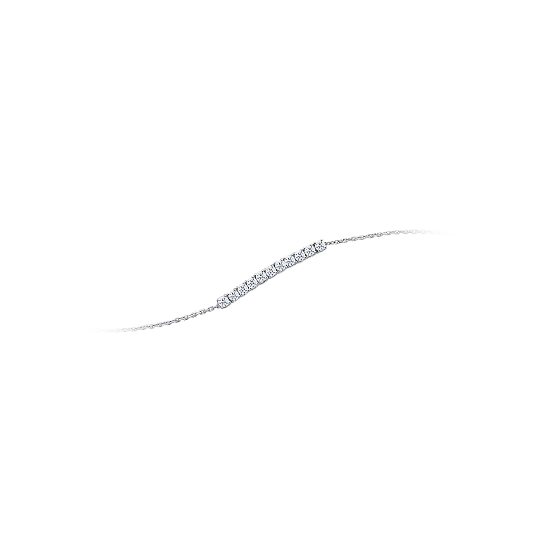 10K White Gold Diamond Allure Bracelet