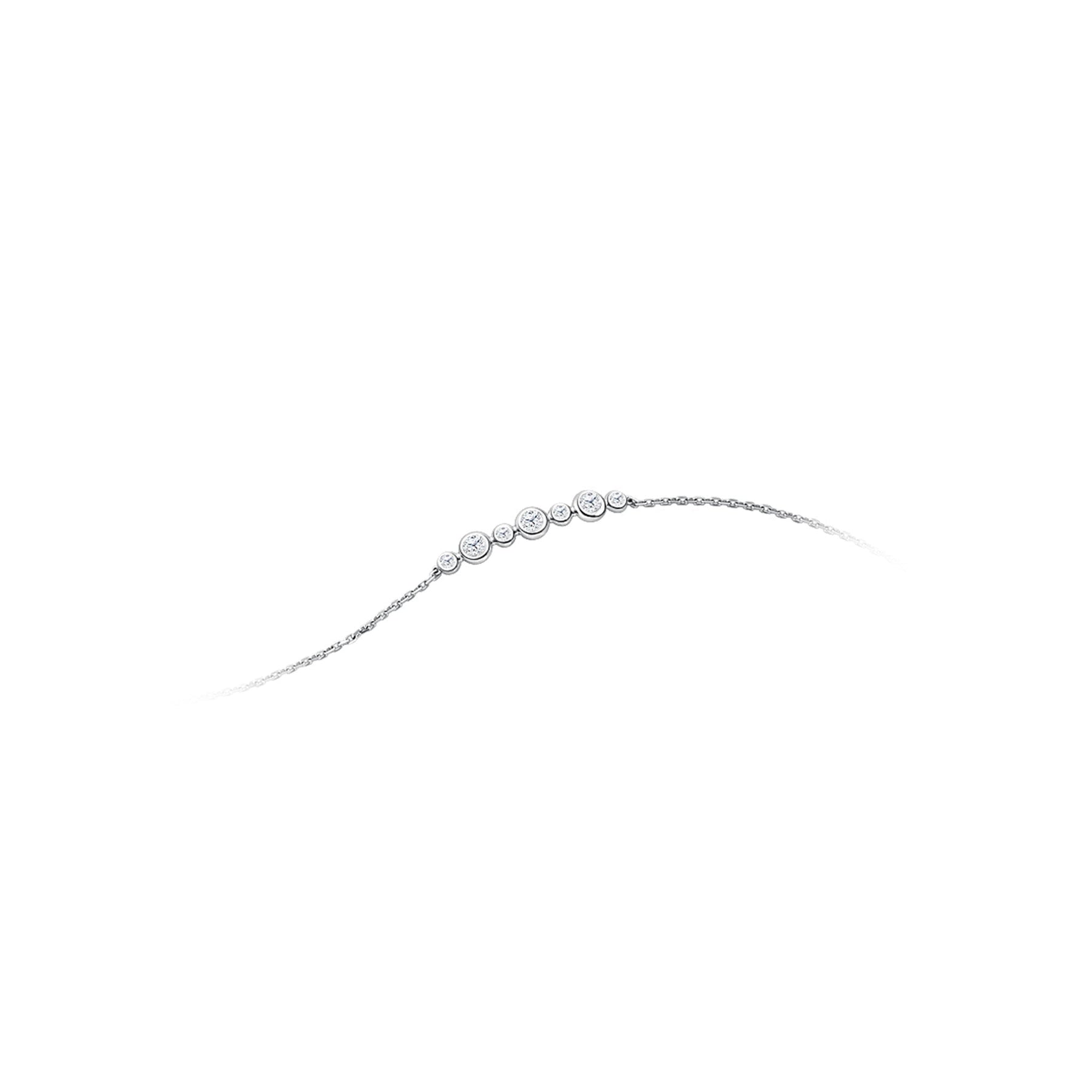 10K White Gold Lumi Diamond Bracelet