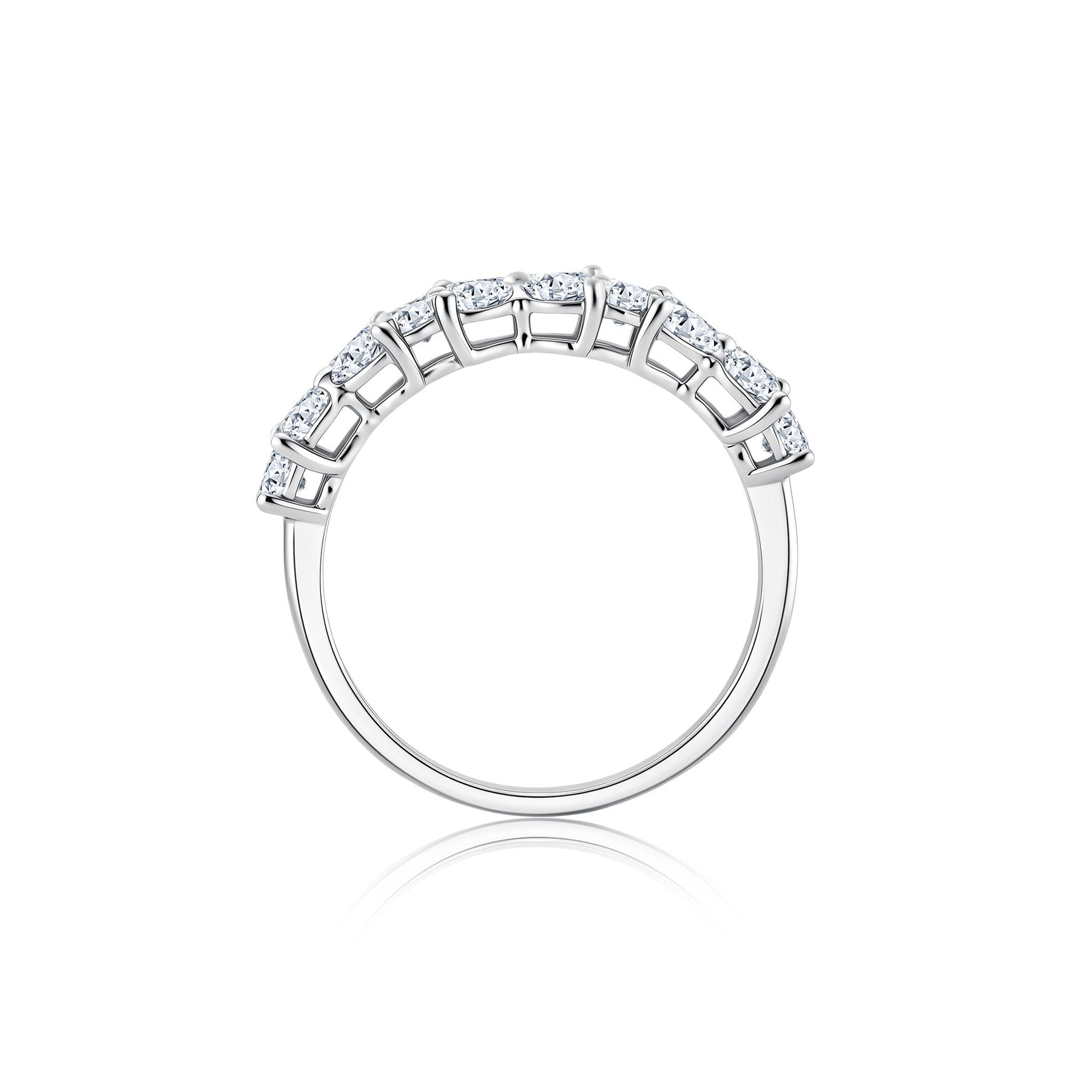 10K White Gold Mariposa Diamond Ring