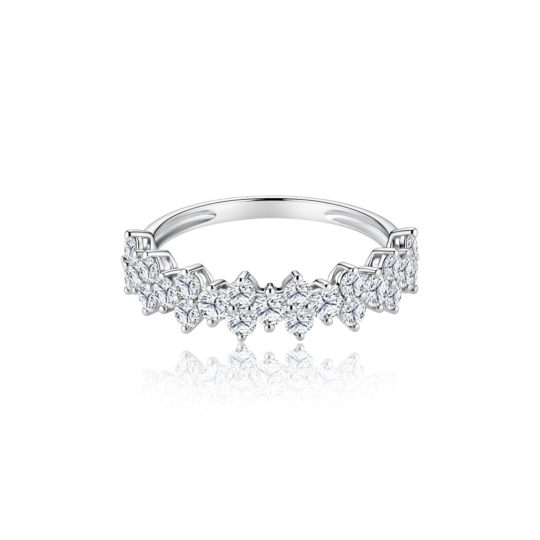 10K White Gold Stella Diamond Ring