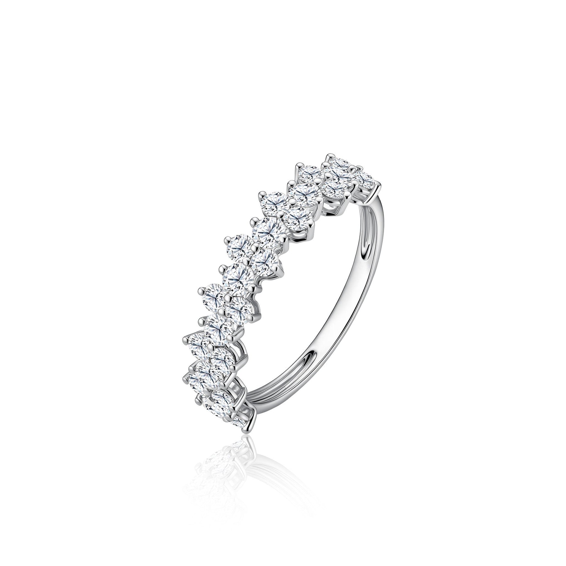 10K White Gold Stella Diamond Ring