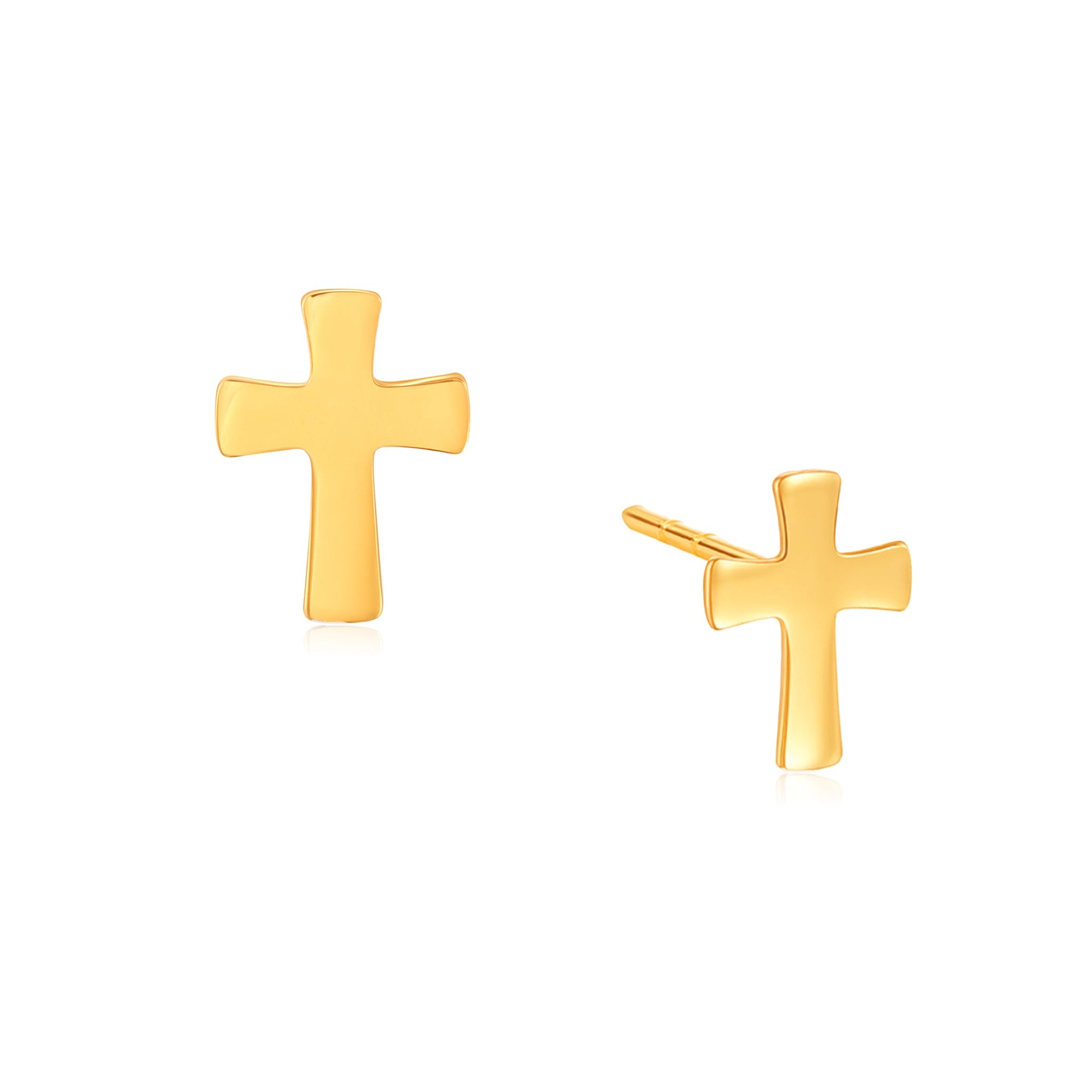 14K Gold Cross of Hope Earrings