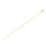 14K Gold Five Little Wishes Bracelet