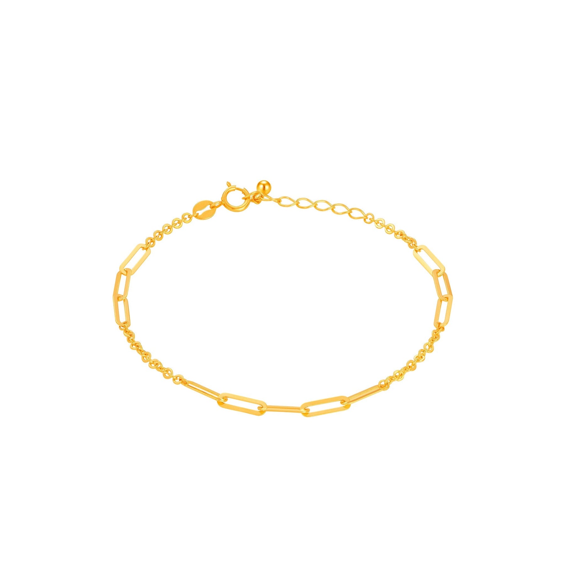 14K Gold Harmony Link Bracelet