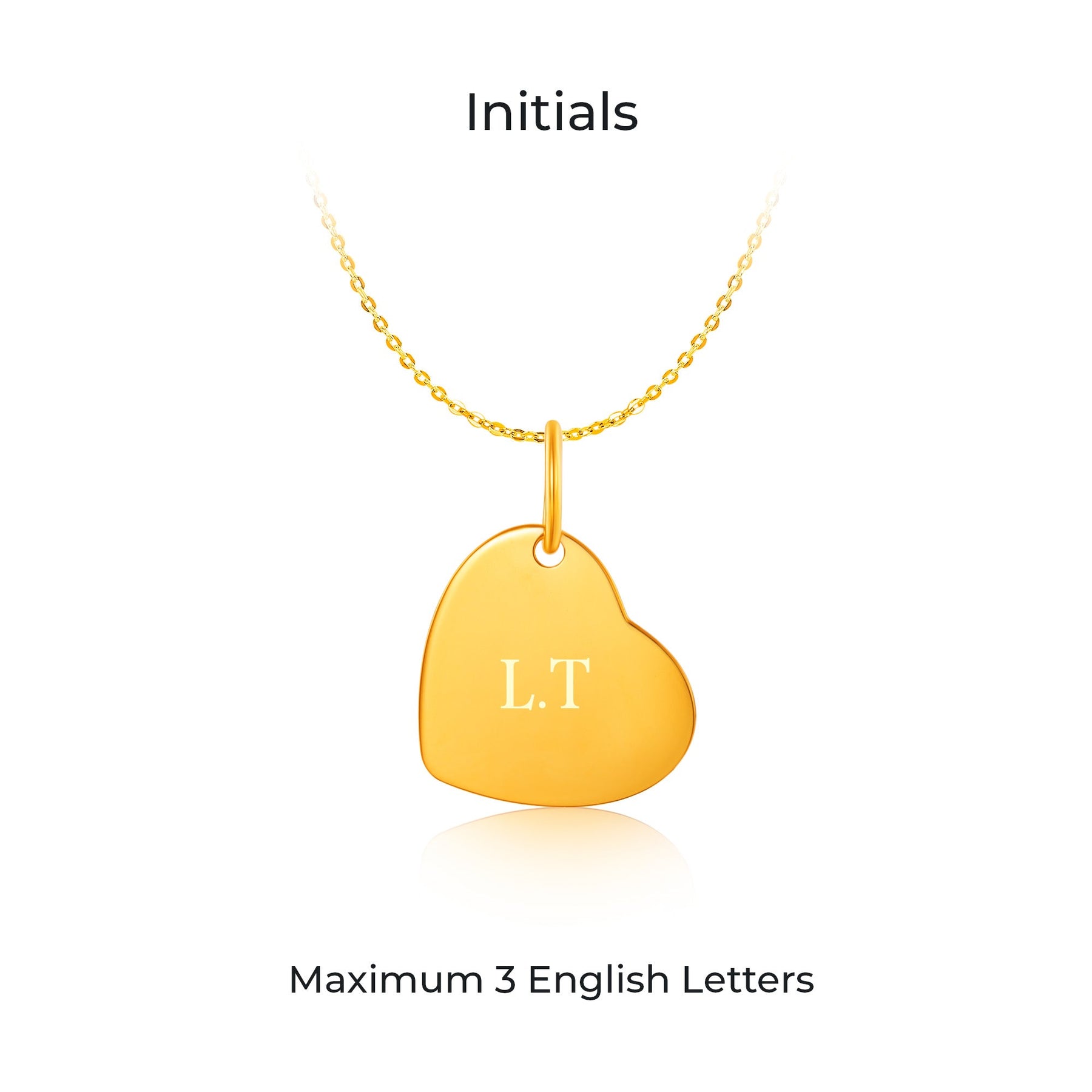 14K Gold Heart Timeless Infinity Pendant