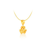 14K Gold Hearty Clover