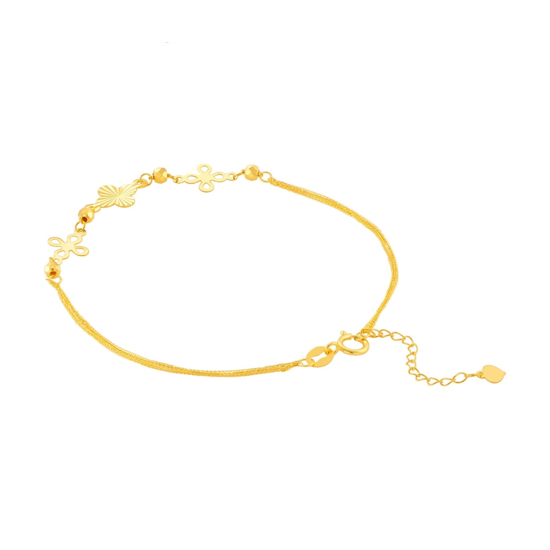 14K Gold Lumina Clover Bracelet