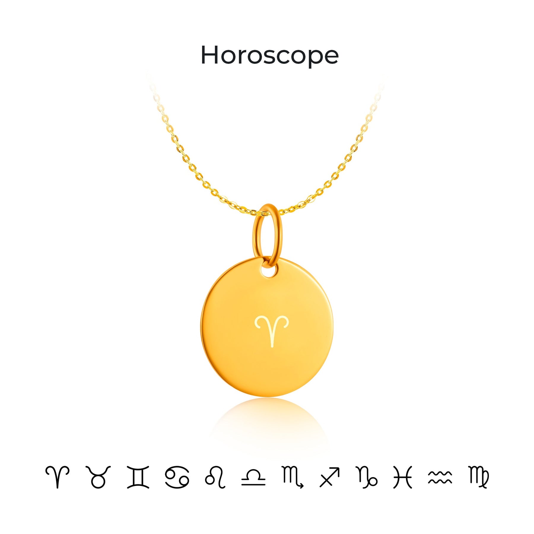 14K Gold Round Timeless Infinity Pendant