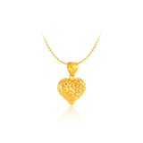14K Gold Stellar Heart
