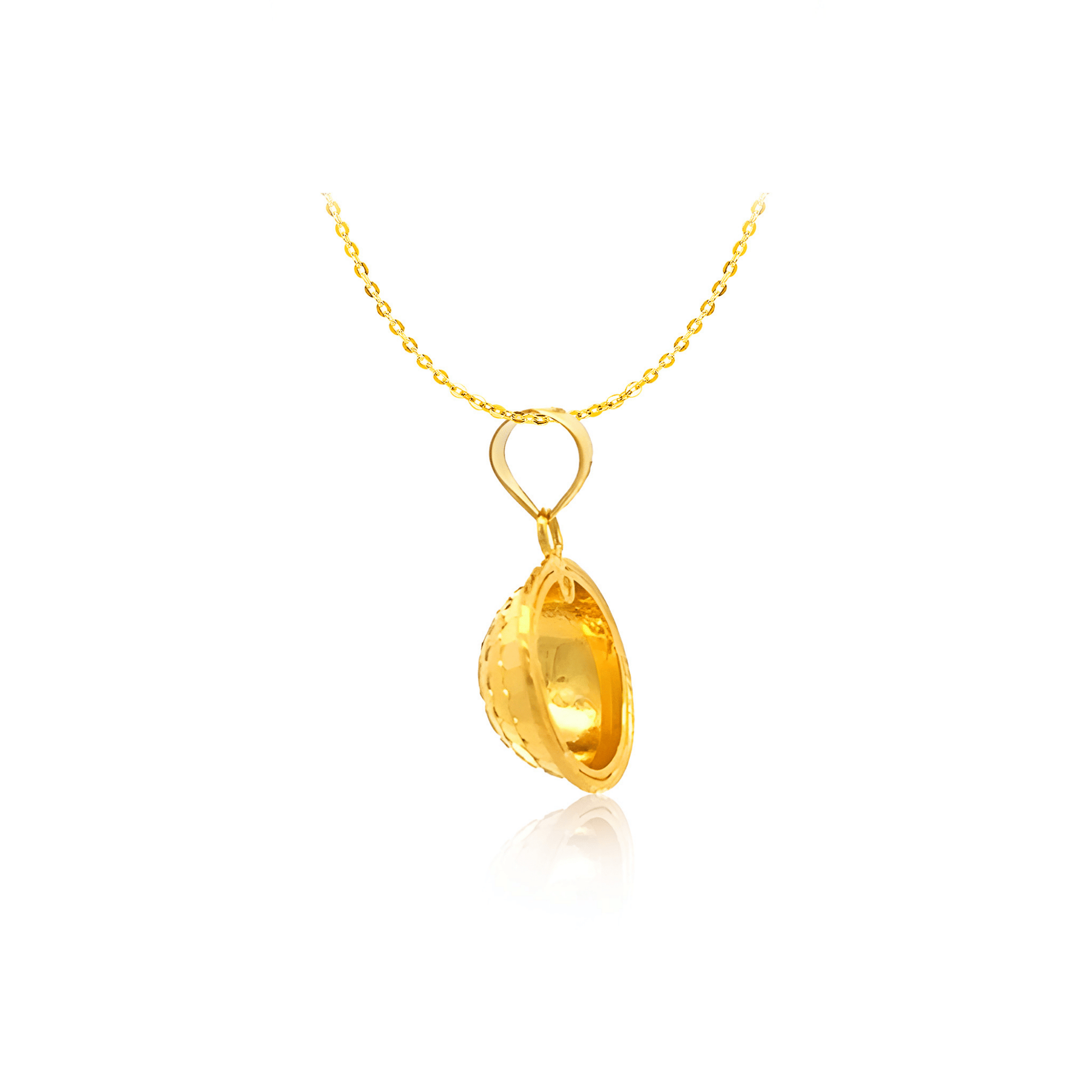 14K Gold Wealth Bowl Necklace