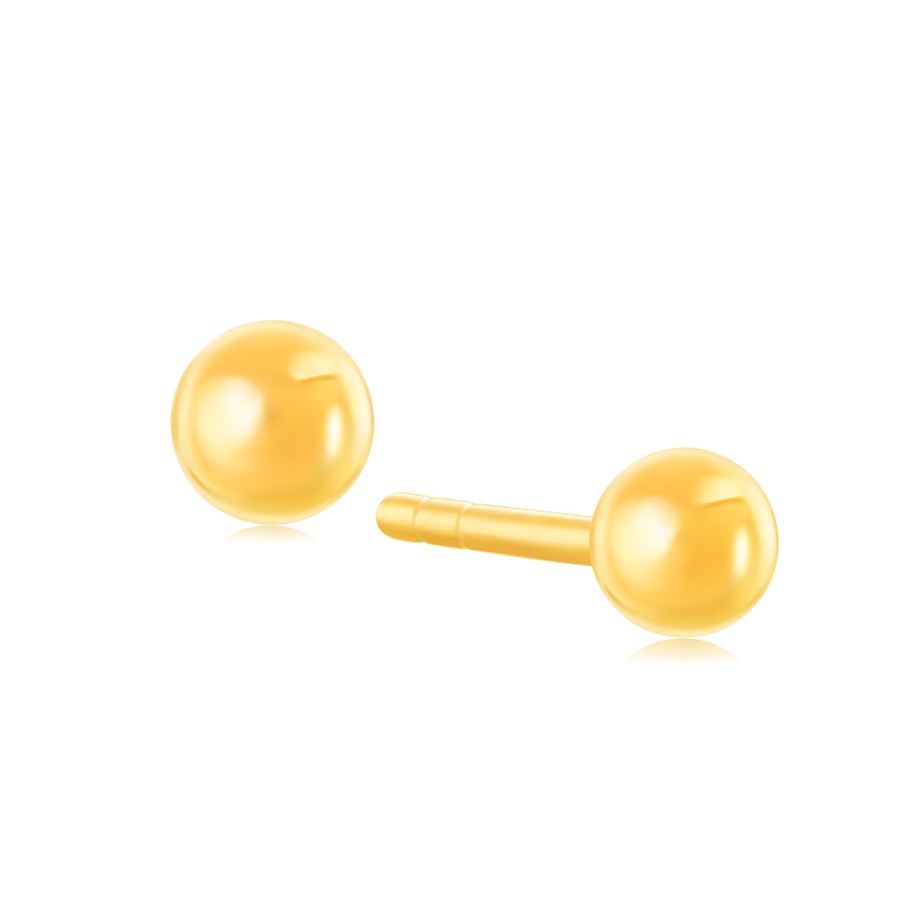 14K Golden Stud Earrings
