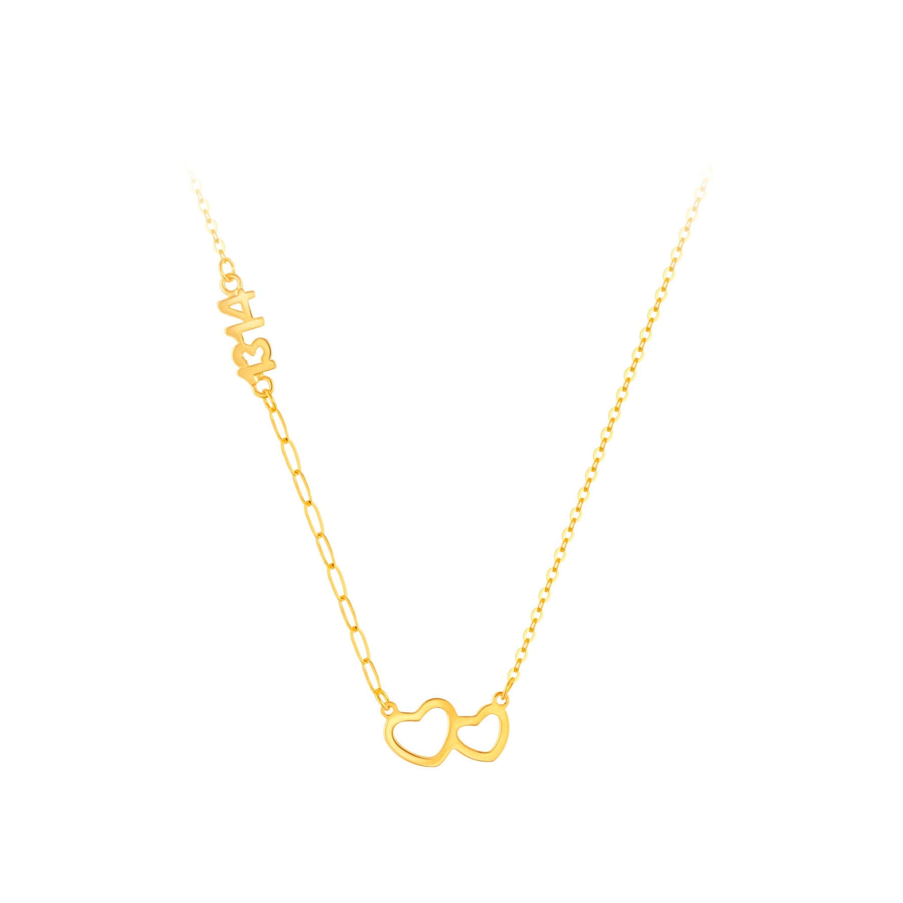 14K Heart of Gold Necklace
