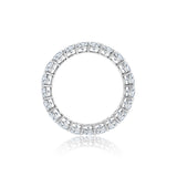 14K White Gold Full Eternity Diamond Ring