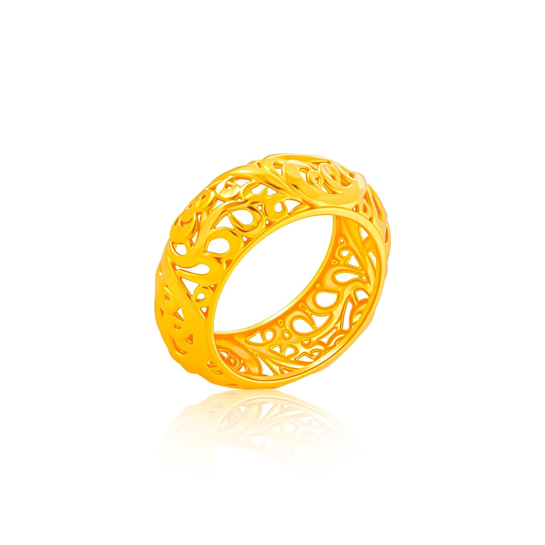 916 Floral Embrace Ring
