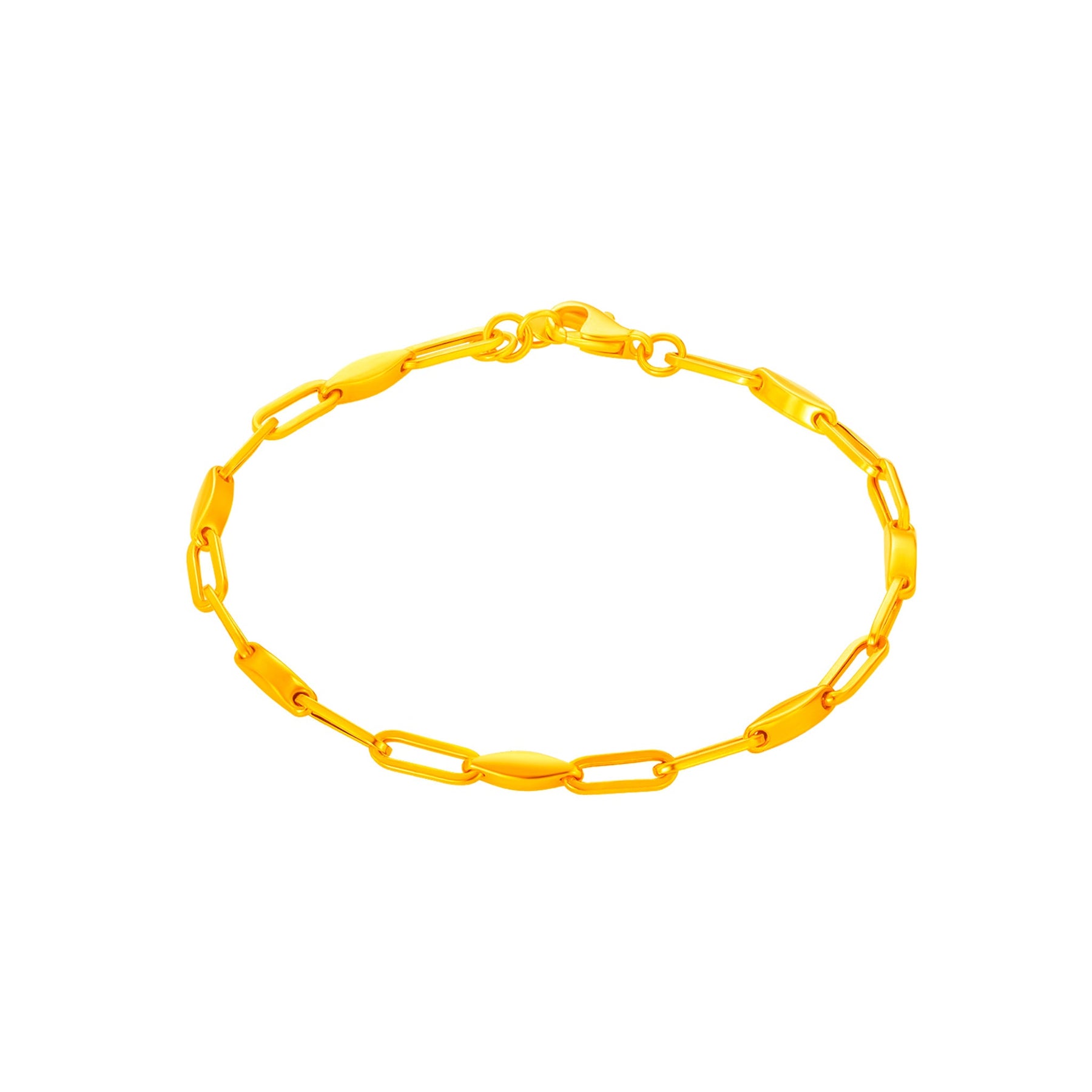916 Gold Babylon Link Bracelet