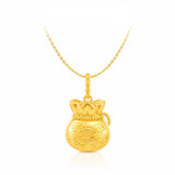 916 Gold Blessing Bag Pendant (For TikTok)