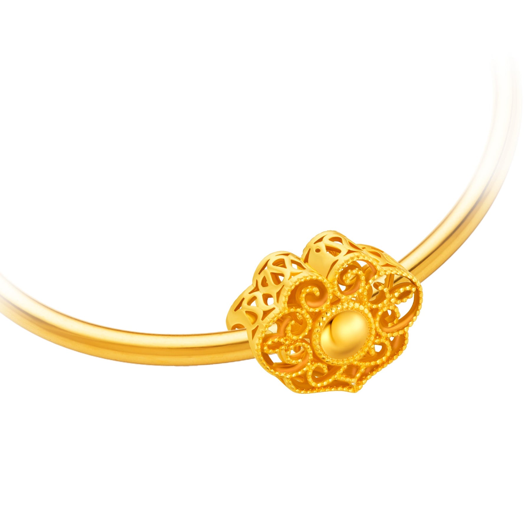 916 Gold Blessing Charm