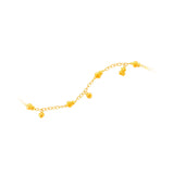 916 Gold Blessings Baby Anklet