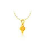 916 Gold Blooming Wealth Key Pendant (For TikTok)