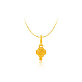 916 Gold Blooming Wealth Key Pendant (For TikTok)