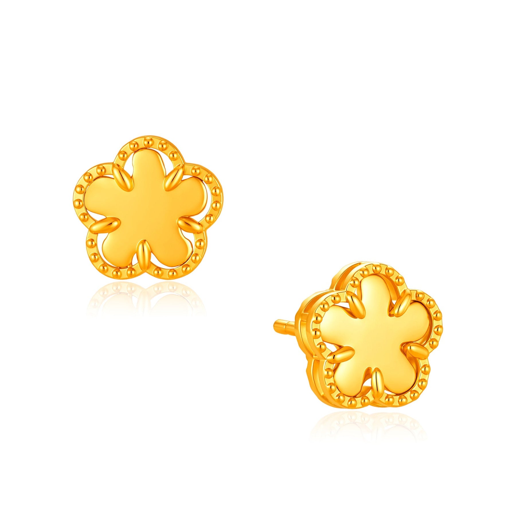 916 Gold Blossom Earrings