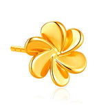 916 Gold Blossom Swirl Earrings