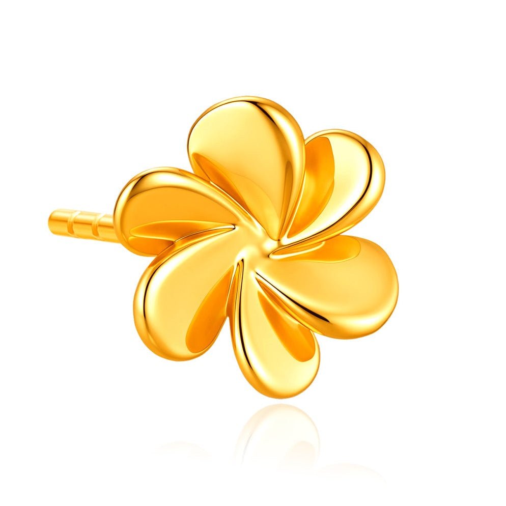 916 Gold Blossom Swirl Earrings