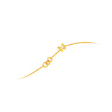 916 Gold Butterfly Bliss Bracelet