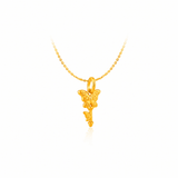 916 Gold Butterfly Key Pendant (Tiktok)