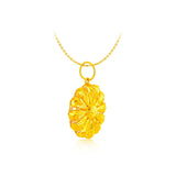 916 Gold Chamomile Pendant