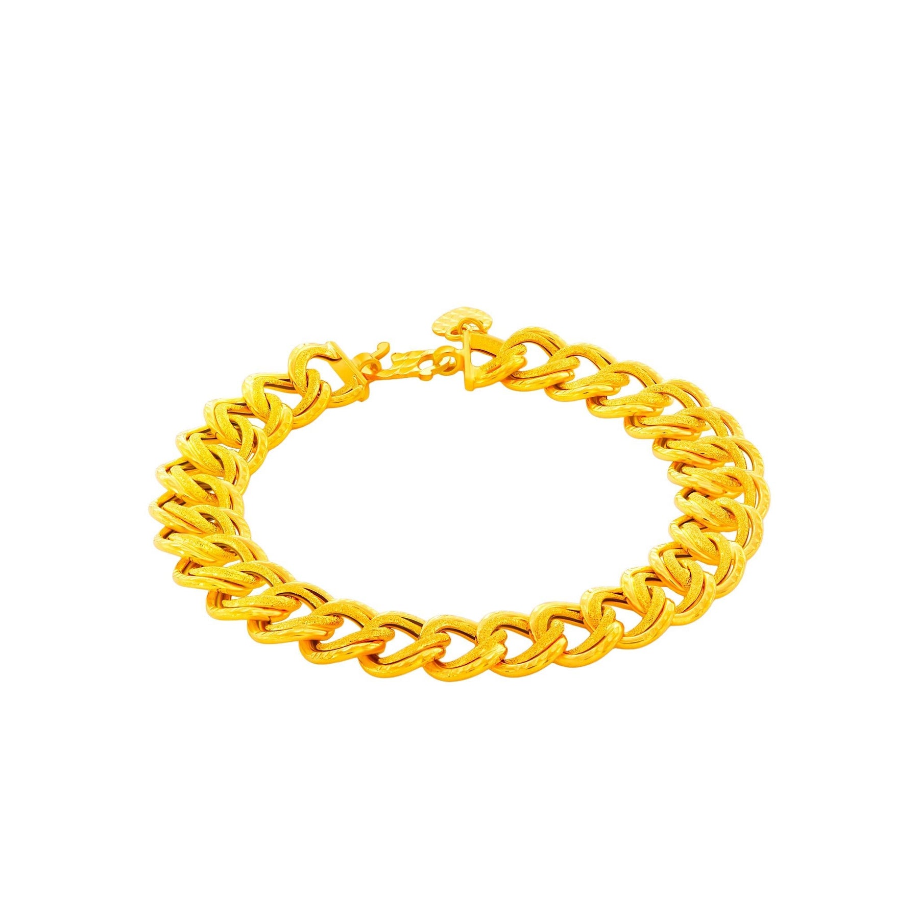 916 Gold Chic Signature Link Bracelet