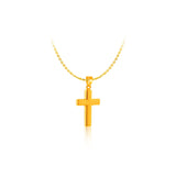 916 Gold Classic Cross Pendant