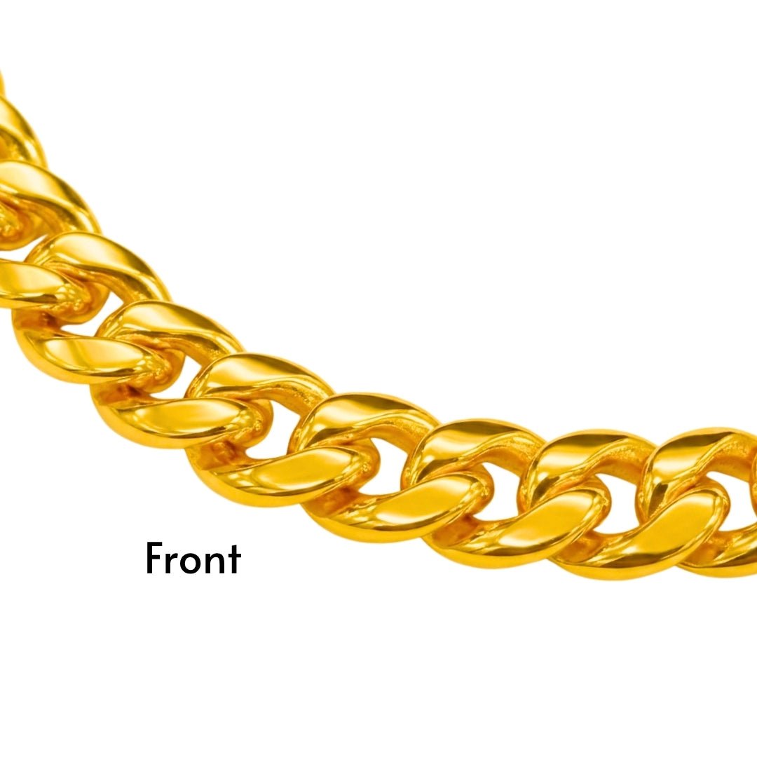 916 Gold Cuban Bracelet
