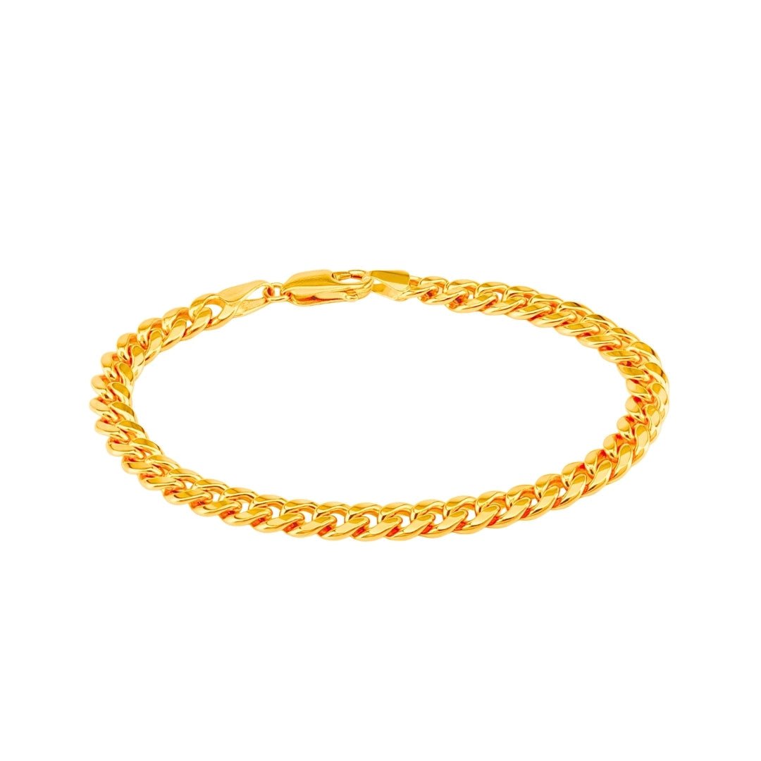 916 Gold Cuban Bracelet