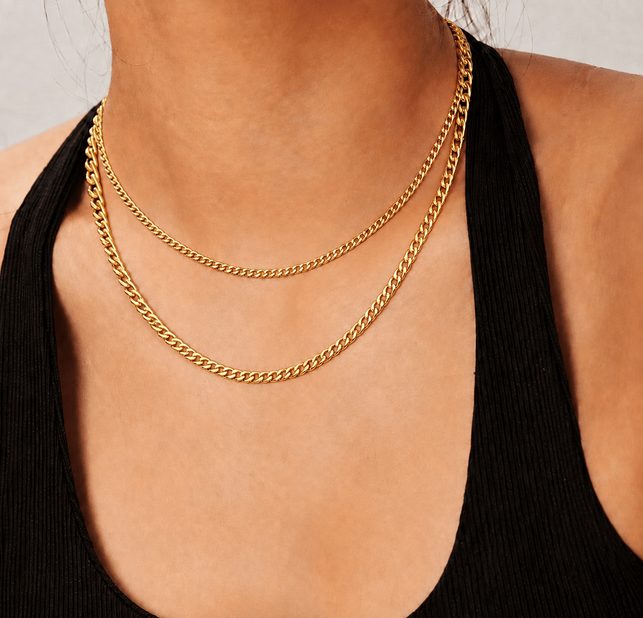 916 Gold Curb Chain
