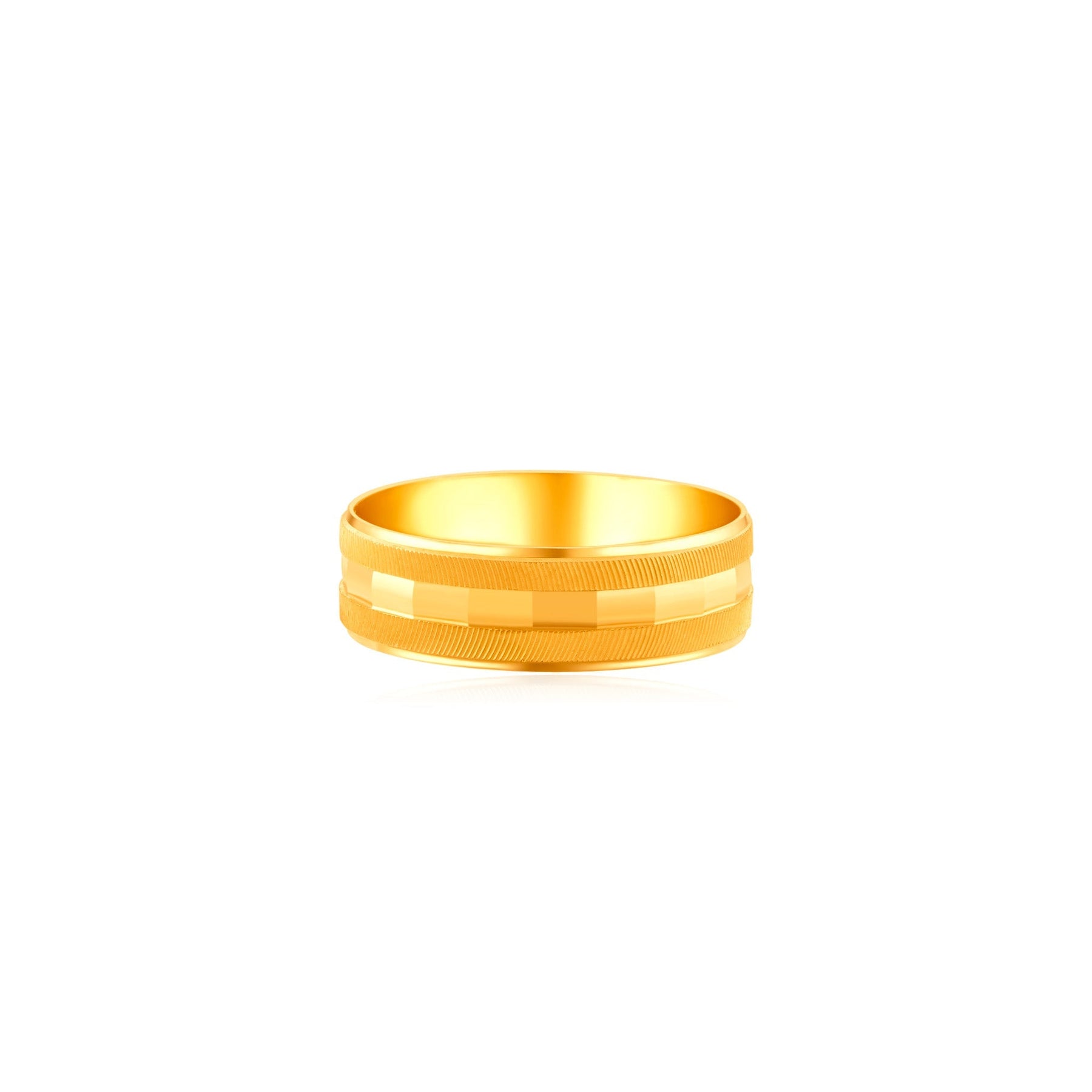 916 Gold Devotion Infinity Ring
