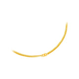 916 Gold Dual Finish Cuban Chain