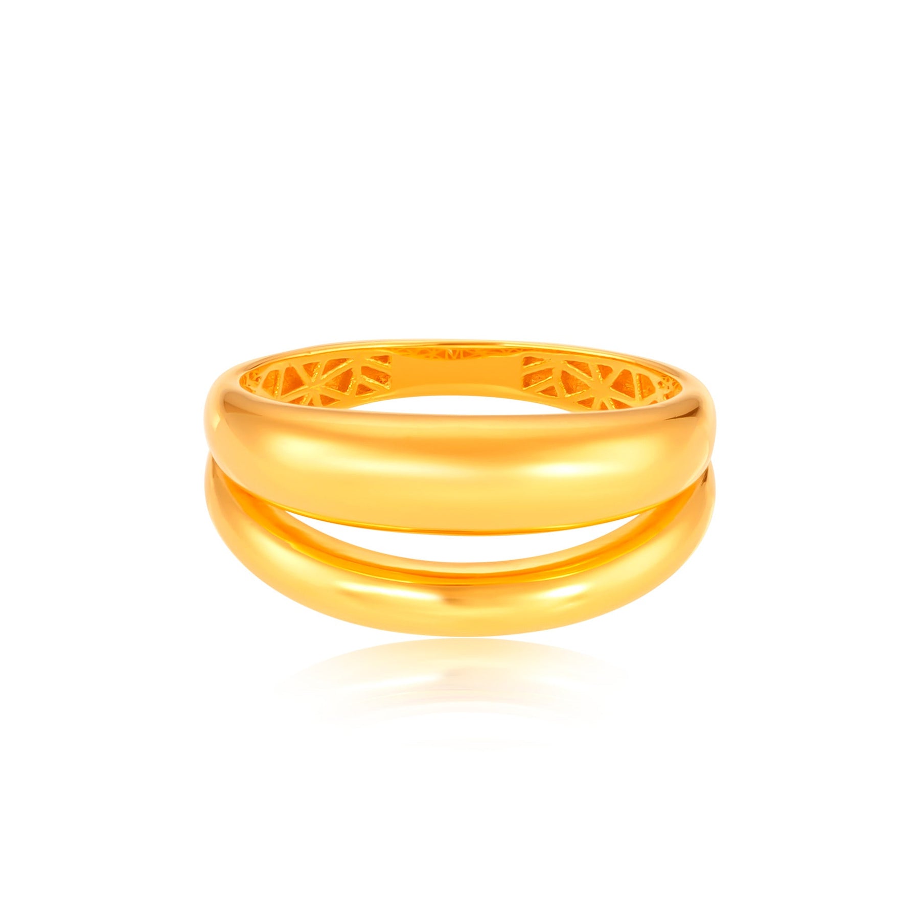 916 Gold Duet Ring