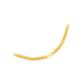 916 Gold Elegant Lotus Chain