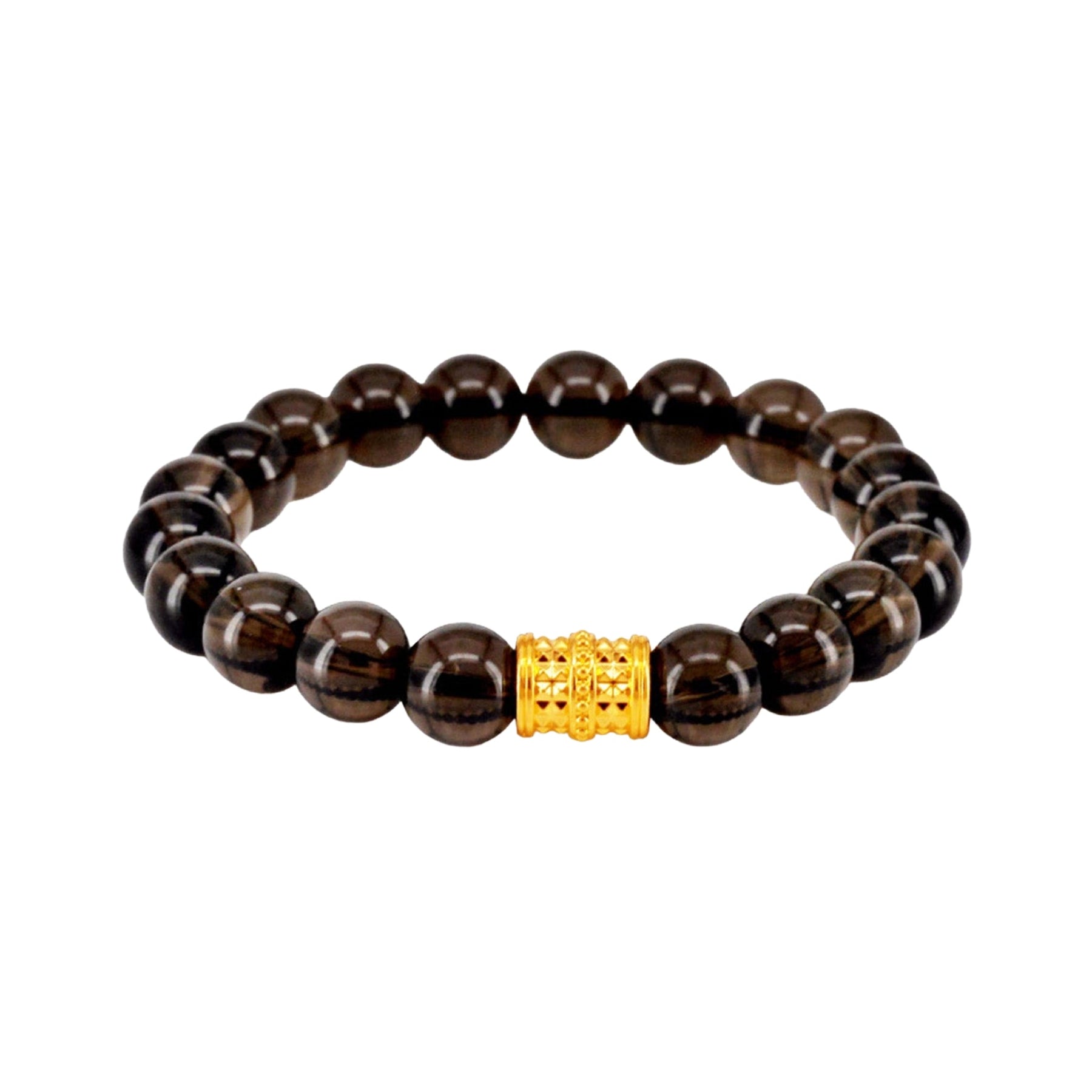 916 Gold 路路通 Fortune Barrel with Auspicious Beads Bracelet