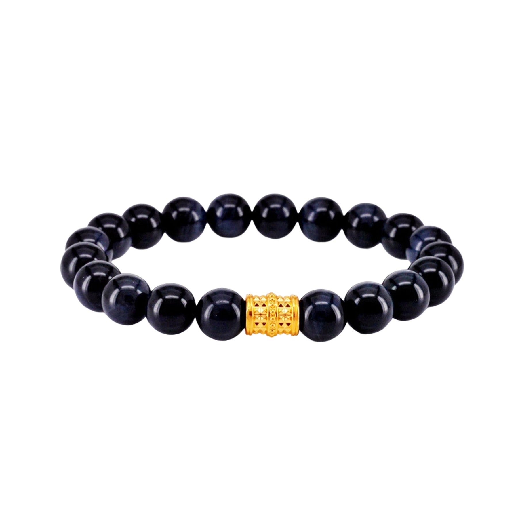 916 Gold 路路通 Fortune Barrel with Auspicious Beads Bracelet